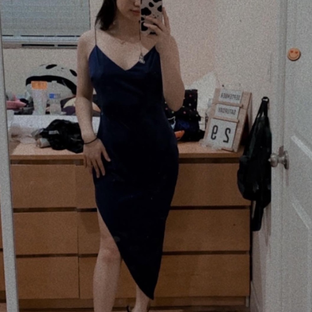Navy Blue Prom Dress